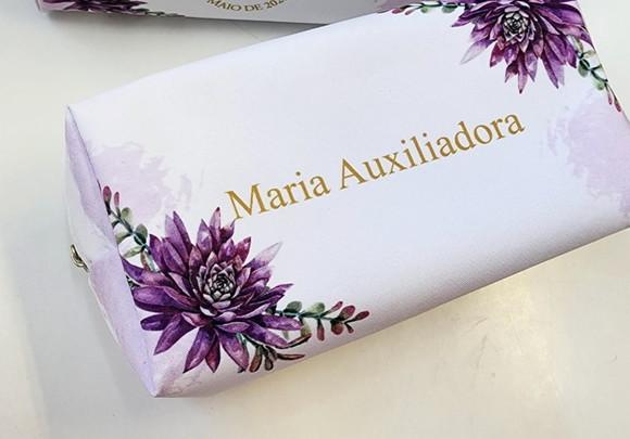 Necessaire Madrinha Casamento Lilás