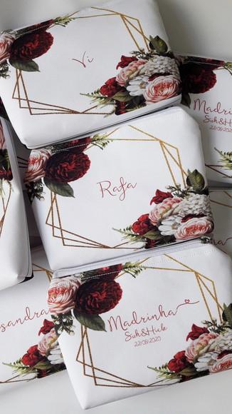 Necessaire Madrinha de Casamento Marsala