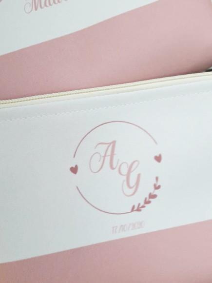 Necessaire Madrinha de Casamento Rosa