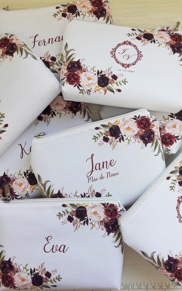 Necessaire Madrinha de Casamento Marsala