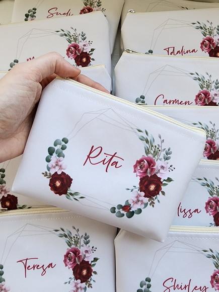 Necessaire Madrinha Marsala