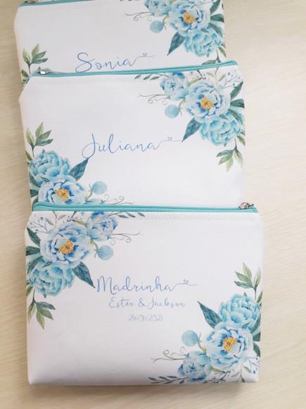 Necessaire Personalizada Azul
