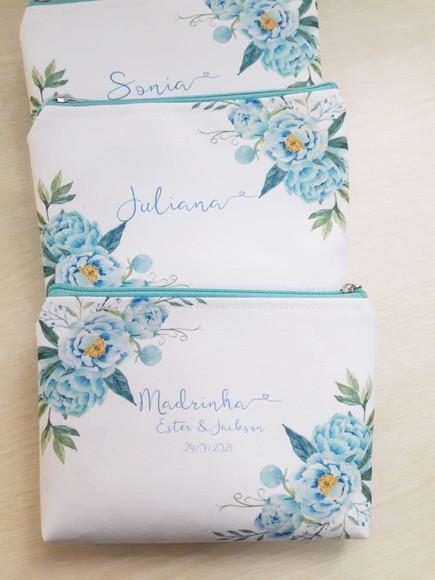 Necessaire Personalizada Azul