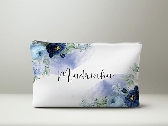 Necessaire Personalizada Azul Serenity