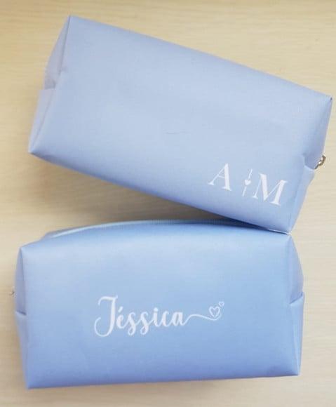 Necessaire Personalizada Azul Serenity