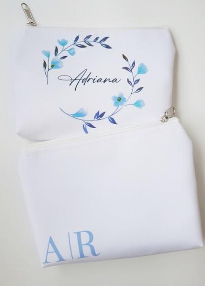 Necessaire Personalizada Azul Serenity