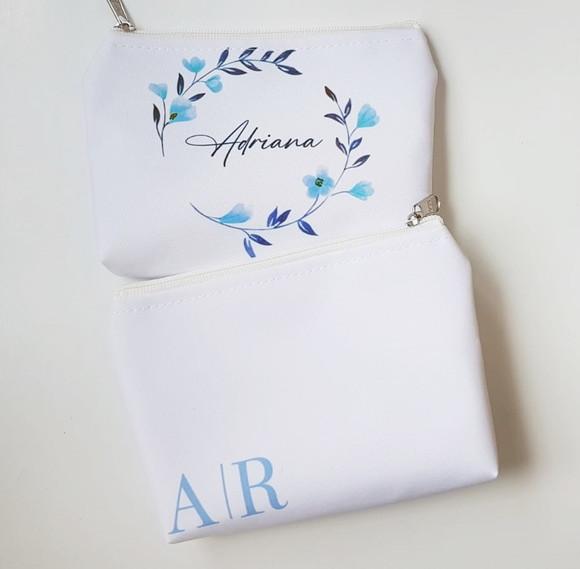 Necessaire Personalizada Azul Serenity