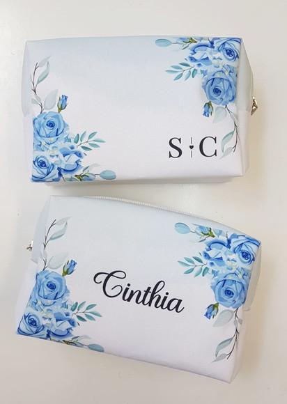 Necessaire Personalizada Azul Serenity