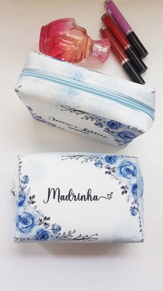 Necessaire Personalizada Azul Serenity