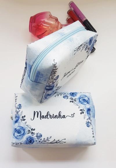 Necessaire Personalizada Azul Serenity