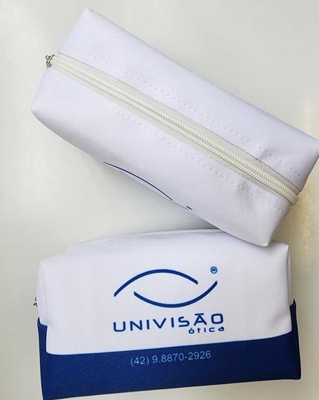 Necessaire Personalizada Box Faixa Azul