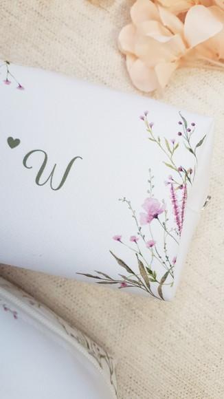Necessaire Personalizada Box Floral Rosa
