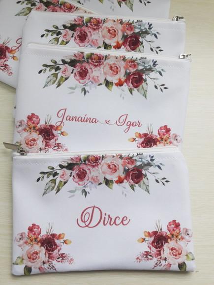 Necessaire Personalizada Casamento (slim)