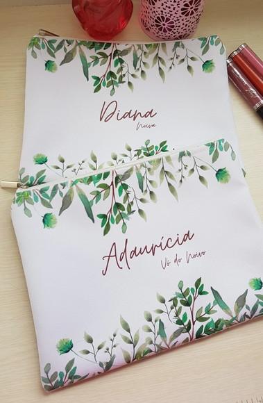 Necessaire Personalizada Casamento Slim G