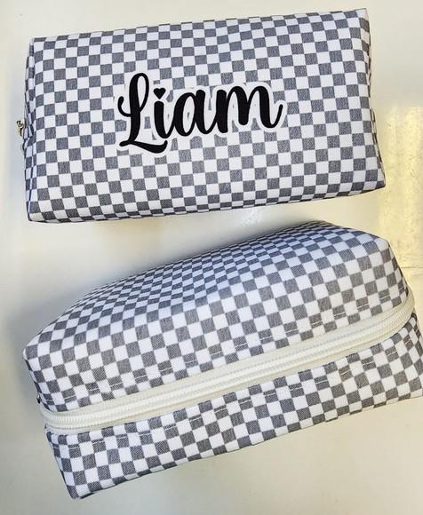 Necessaire Personalizada Cinza