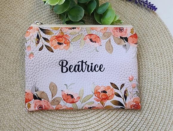 Necessaire Personalizada Estampa Rústica