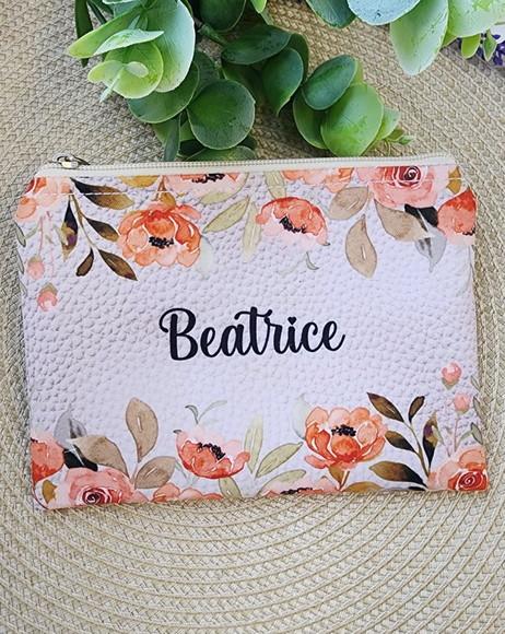 Necessaire Personalizada Estampa Rústica