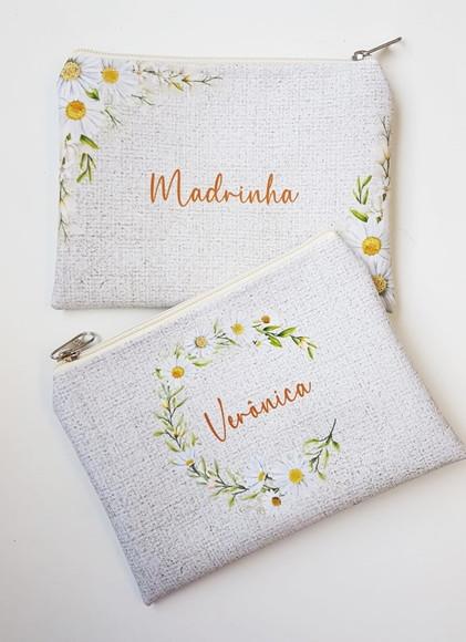 Necessaire Personalizada Estampa Rústica