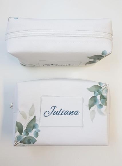 Necessaire Personalizada Folhagem Casamento
