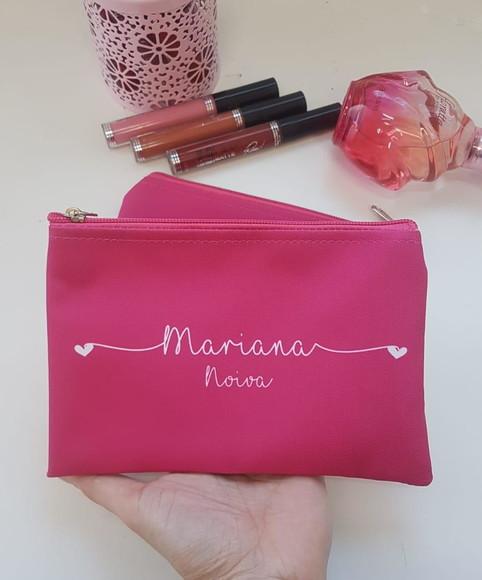 Necessaire Personalizada Fúcsia