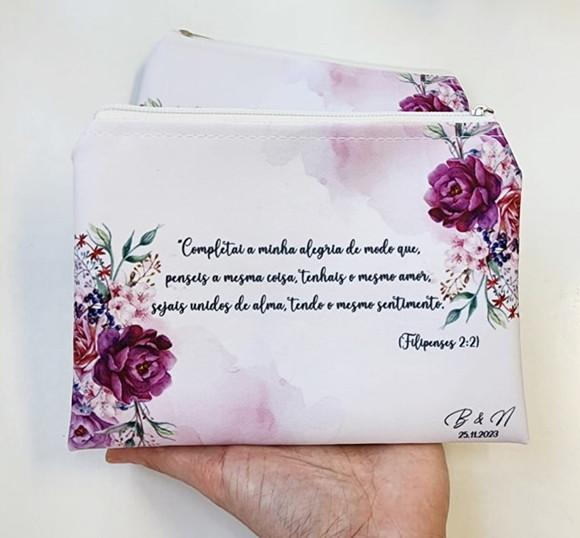 Necessaire Personalizada Fúcsia