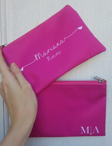 Necessaire Personalizada Fúcsia