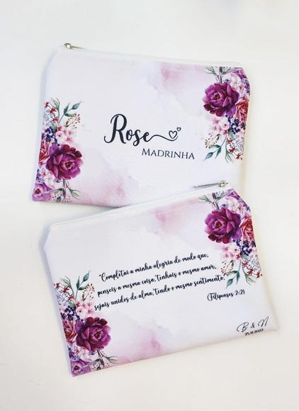 Necessaire Personalizada Fúcsia