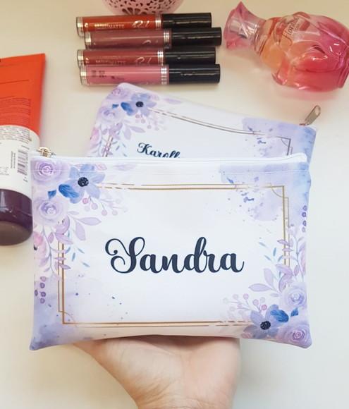 Necessaire Personalizada Lilás