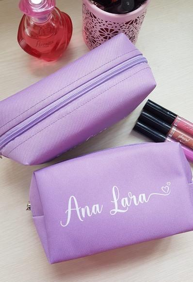 Necessaire Personalizada Lilás