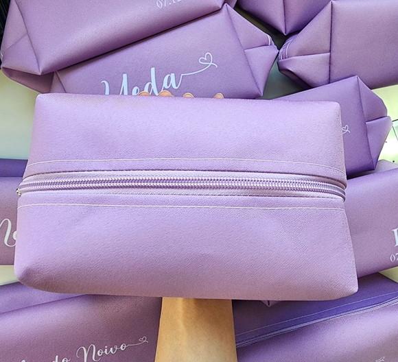 Necessaire Personalizada Lilás Box G