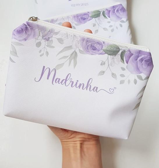 Necessaire Personalizada Lilás com Nome