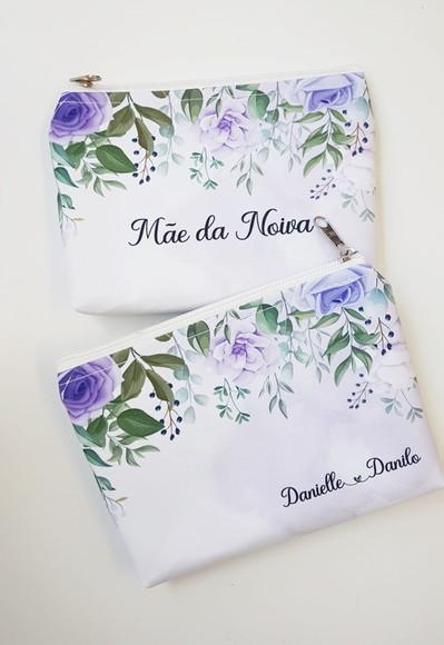 Necessaire Personalizada Lilás com Nome