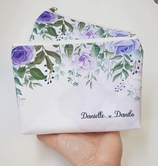 Necessaire Personalizada Lilás com Nome