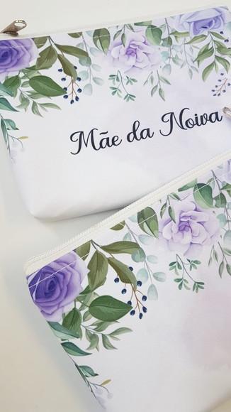 Necessaire Personalizada Lilás com Nome
