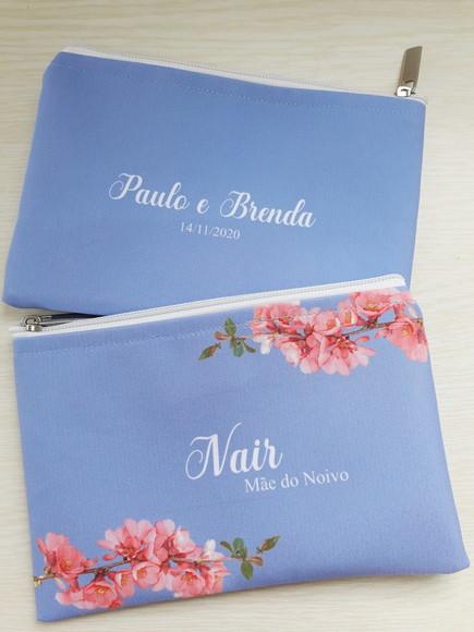 Necessaire Personalizada Madrinha Azul