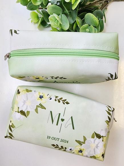 Necessaire Personalizada Madrinhas Folhagem