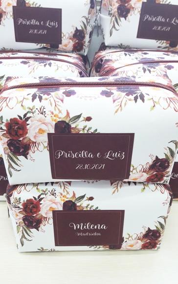 Necessaire Personalizada Marsala