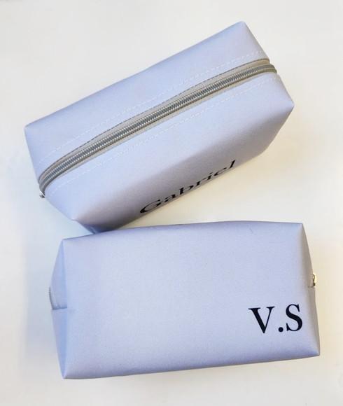 Necessaire Personalizada Masculina Cinza