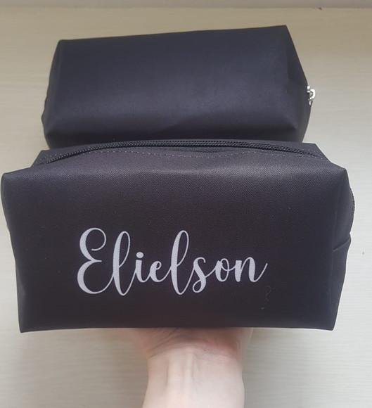 Necessaire Personalizada Preta