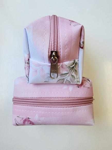 Necessaire Personalizada Rose Floral