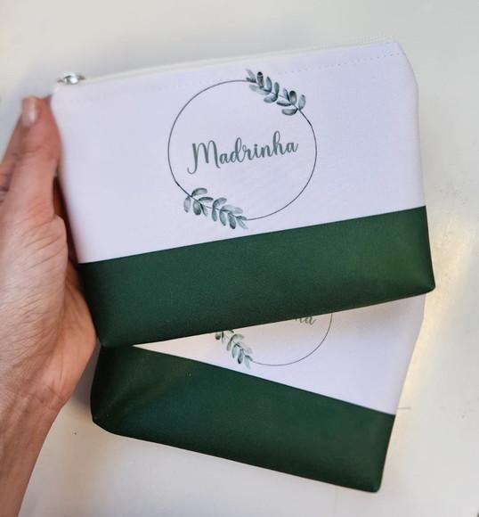Necessaire Personalizada Verde Escuro