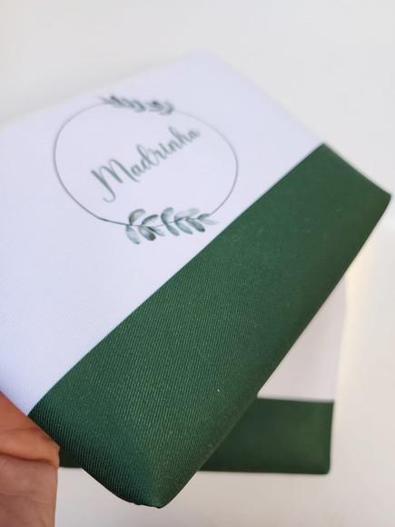 Necessaire Personalizada Verde Escuro