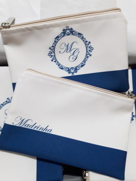 Necessaire Slim Azul Marinho