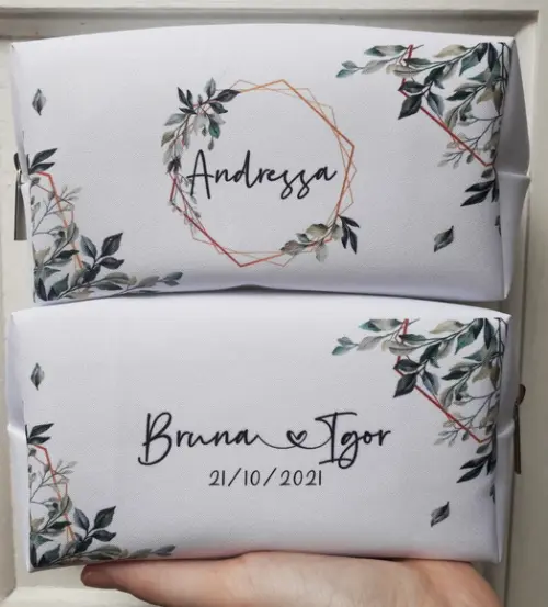 Casamento Necessaire Box Folhagem