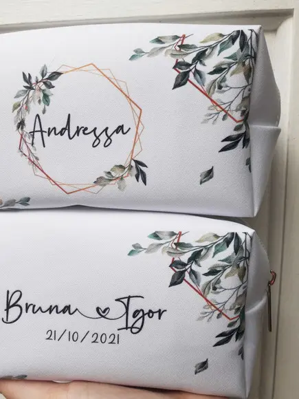 Casamento Necessaire Box Folhagem