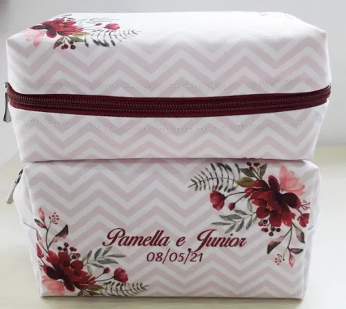 Casamento Necessaire Box Marsala