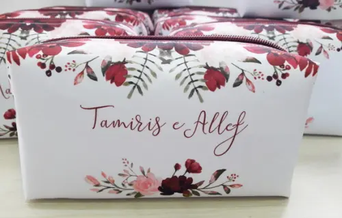 Casamento Necessaire Box Marsala
