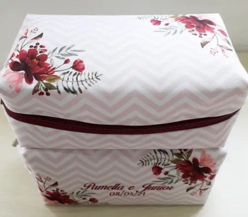 Casamento Necessaire Box Marsala