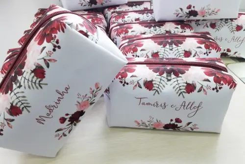 Casamento Necessaire Box Marsala