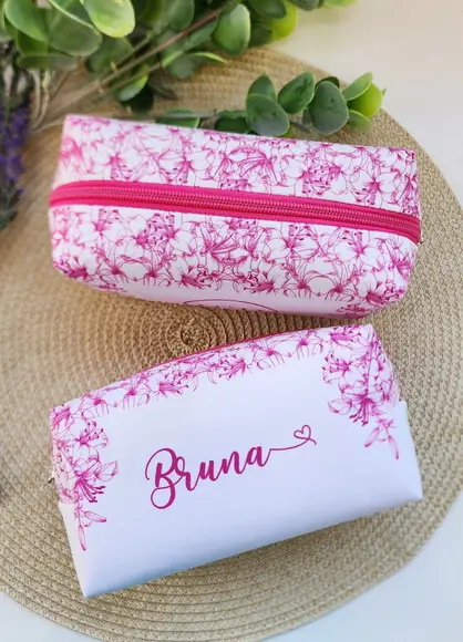 Casamento Necessaire Madrinha Fúcsia